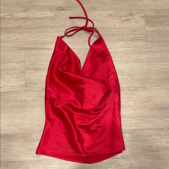 Lovers and Friends Revolve Pink Cowl Neck River Top - Picture 2 of 4